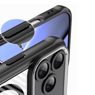 Nakładka Defender Carbon Mag do iPhone 17 Pro Max 6,9" czarna
