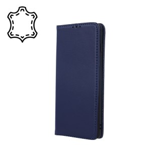 Etui skórzane Smart Pro do iPhone 17 6,3" granatowe