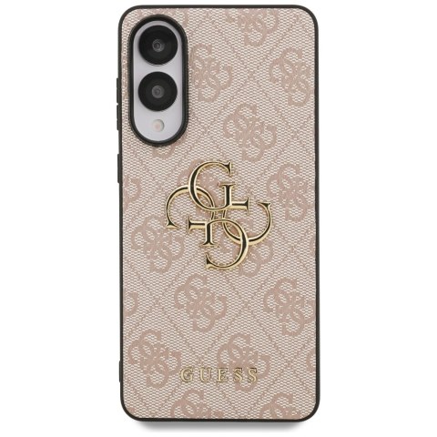 Guess nakładka do Samsung Galaxy S25 Edge GUESS HC 4G PU big logo różowa