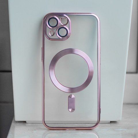 Nakładka Color Chrome Mag do iPhone 17 Pro Max 6,9" różowo-złota