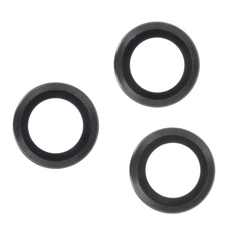 Zestaw szkieł na aparat do iPhone 17 Air czarna ramka