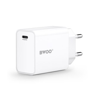 BWOO ładowarka sieciowa 20W CDA226 QC 1x USB-C biała