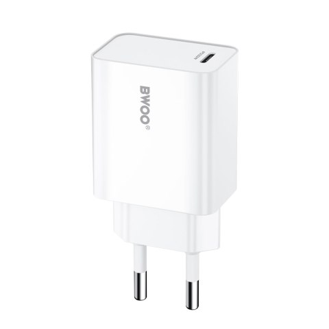 BWOO ładowarka sieciowa 20W CDA226 QC 1x USB-C biała