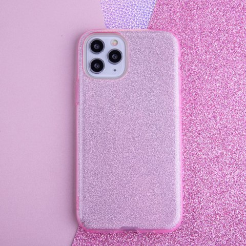 Nakładka Glitter 3w1 do iPhone 17 Air 6,6" różowa