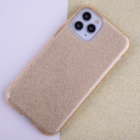 Nakładka Glitter 3w1 do iPhone 17 Pro Max 6,9" złota