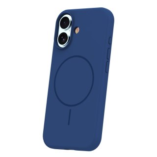 Nakładka Silicone Thin Mag do iPhone 17 6,3" granatowy
