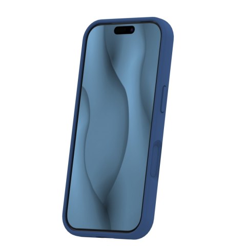 Nakładka Silicone Thin Mag do iPhone 17 Pro 6,3" granatowy