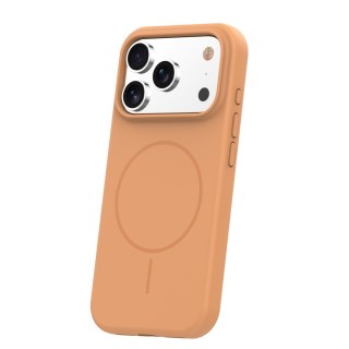 Nakładka Silicone Thin Mag do iPhone 17 Pro 6,3" pomarańczowy