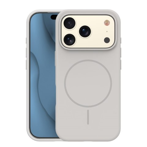 Nakładka Silicone Thin Mag do iPhone 17 Pro Max 6,9" szary