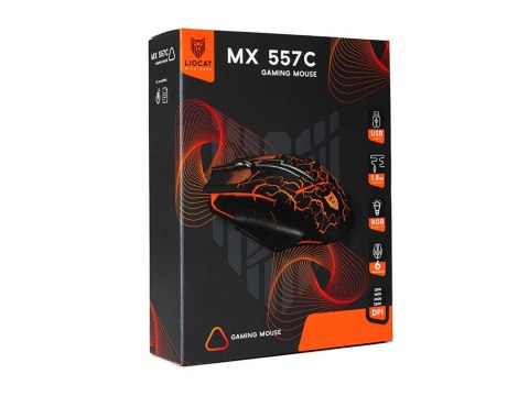 Liocat mysz gamingowa MX 557C czarna