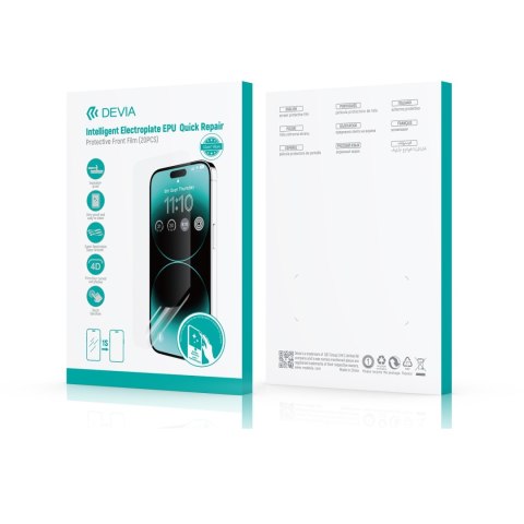 Devia zestaw folii EPU samoregenerującej electroplate do maszyny tnącej 20szt na smartfony na ekran