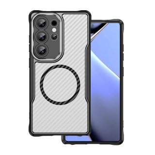 Nakładka Defender Carbon Mag do Samsung Galaxy S25 FE czarna