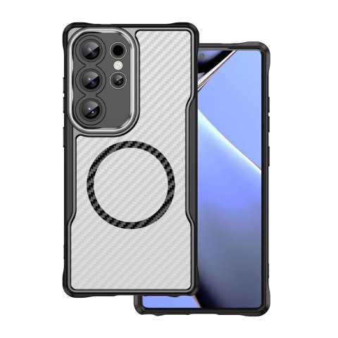 Nakładka Defender Carbon Mag do Samsung Galaxy S25 FE czarna