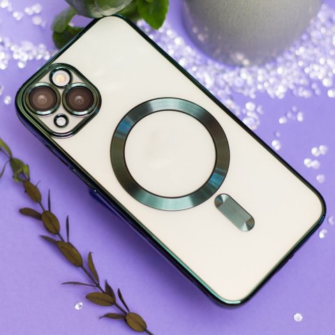 Nakładka Color Chrome Mag do Samsung Galaxy S25 FE zielona