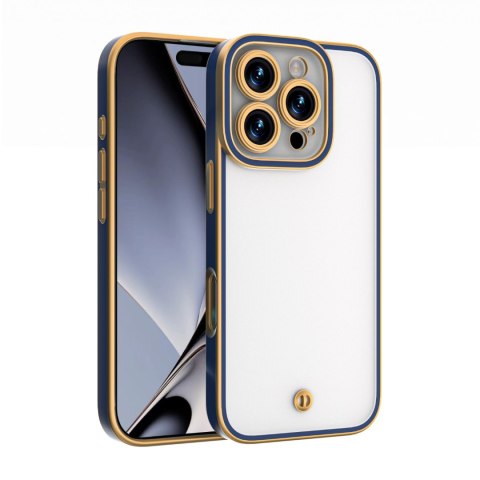 Nakładka Silky Gold do iPhone 13 6,1" niebieska