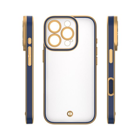 Nakładka Silky Gold do iPhone 16 6,1" niebieska