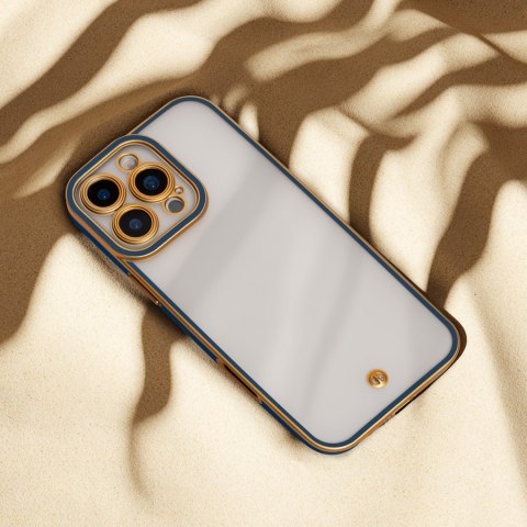 Nakładka Silky Gold do iPhone 16 6,1" niebieska