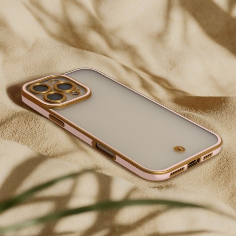 Nakładka Silky Gold do iPhone 17 Pro 6,3" różowa