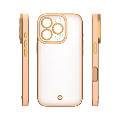 Nakładka Silky Gold do iPhone 17 Pro Max 6,9" różowa