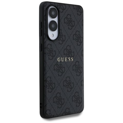 Guess nakładka do Samsung Galaxy S25 Edge HC MAGSAFE PU 4G RING CLASSIC LOGO czarna