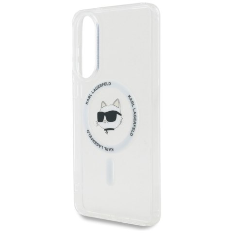 Karl Lagerfeld nakładka do Samsung Galaxy S25 Edge HC MAGSAFE IML METAL CHOUPETTE HEAD biała