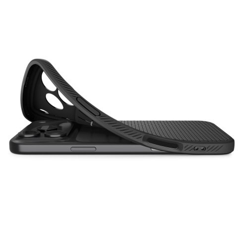 Spigen nakładka Liquid Air do iPhone 17 Pro Max Matte czarna