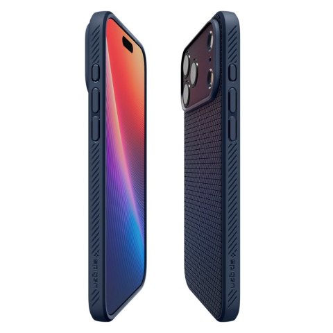 Spigen nakładka Liquid Air do iPhone 17 Pro granatowa