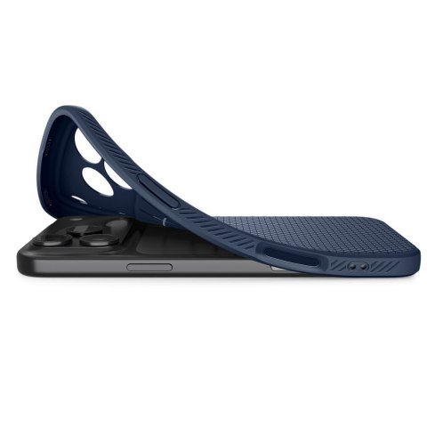 Spigen nakładka Liquid Air do iPhone 17 Pro granatowa