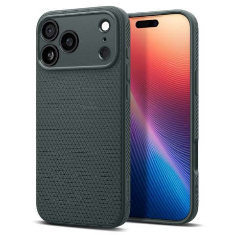 Spigen nakładka Liquid Air do iPhone 17 Pro zielona