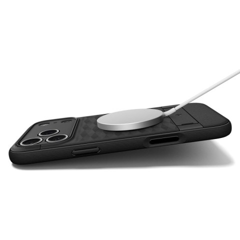 Spigen nakładka Parallax "S" Mag Magsafe do iPhone 17 Pro czarna