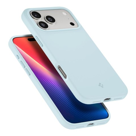 Spigen nakładka Silicone Fit Mag Magsafe do iPhone 17 Pro niebieska