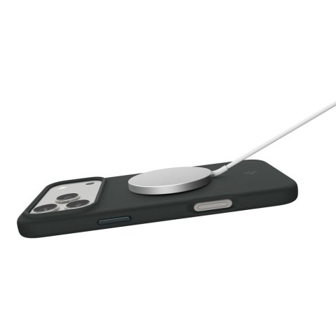 Spigen nakładka Silicone Fit Mag Magsafe do iPhone 17 Pro zielona
