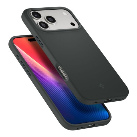 Spigen nakładka Silicone Fit Mag Magsafe do iPhone 17 Pro zielona
