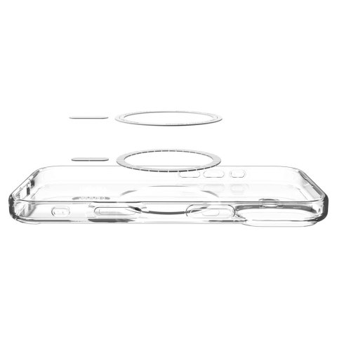 Spigen nakładka Ultra Hybrid Mag Magsafe do iPhone 17 Clear/złota