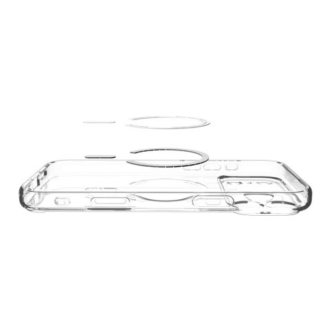 Spigen nakładka Ultra Hybrid Mag Magsafe do iPhone 17 Pro Clear/grafitowa