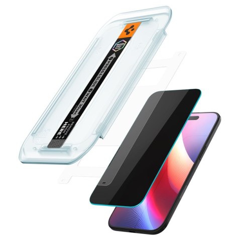 Szkło Prywatyzujące Spigen Glas.Tr "Ez Fit" 2-Pack do iPhone 17 Air Privacy