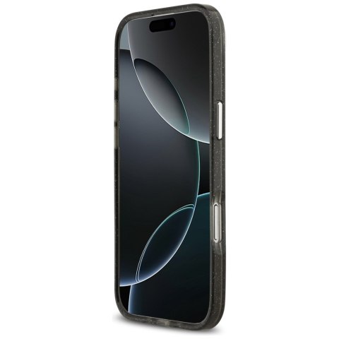 Karl Lagerfeld nakładka Magsafe IML glitter case metal camera frame and buttons Karl and Choupette heads on KL repeated logo do 