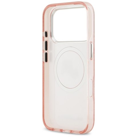 Karl Lagerfeld nakładka Magsafe IML glitter case metal camera frame and buttons Karl and Choupette heads on KL repeated logo do 