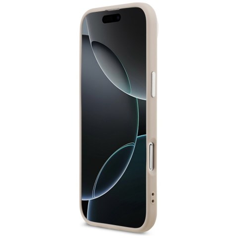 Karl Lagerfeld nakładka Magsafe PU case with Karl&Choupette heads pins logo and metal camera buttons do iPhone 17 Air beżowa