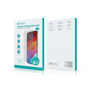 Devia Zestaw folii EPU samoregenerująca matowa do maszyny tnącej 20szt na smartfony na ekran