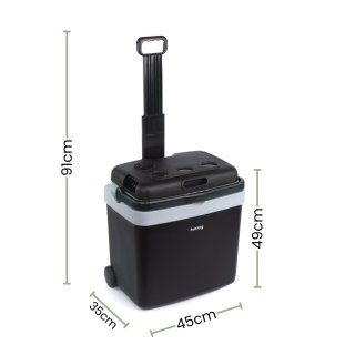 Huslog Lodówka turystyczna na kółkach 33L