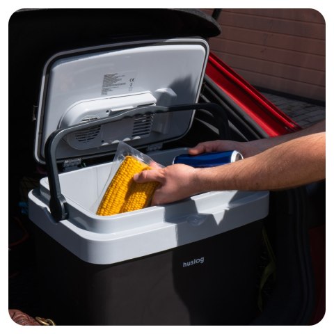 Huslog Lodówka turystyczna na kółkach 33L