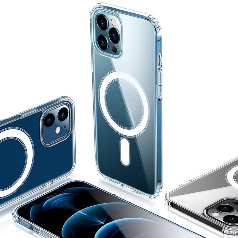 Nakładka Anti Shock 1,5 mm Mag do iPhone 17 Pro 6,3" transparentna camera protection open ring