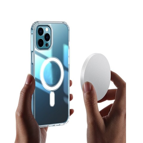 Nakładka Anti Shock 1,5 mm Mag do iPhone 17 Pro Max 6,9" transparentna camera protection open ring