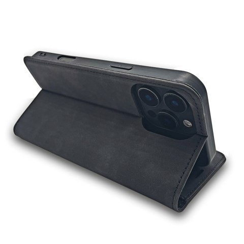 Etui Smart Suede do iPhone 14 6,1" czarne