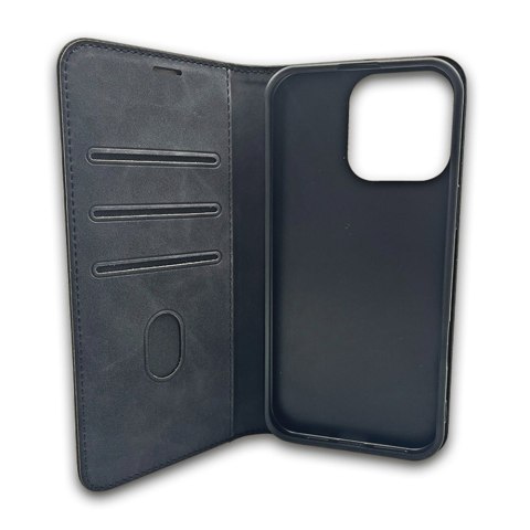 Etui Smart Suede do iPhone 15 6,1" czarne