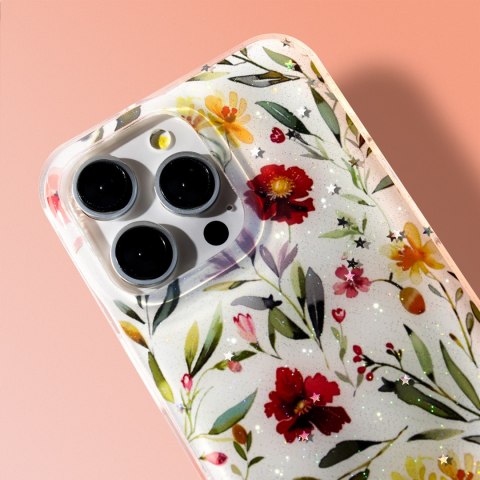 Nakładka Glow Glam do Motorola Moto G56 biała