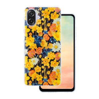 Nakładka Glow Glam do Samsung Galaxy A07 4G pomarańczowa