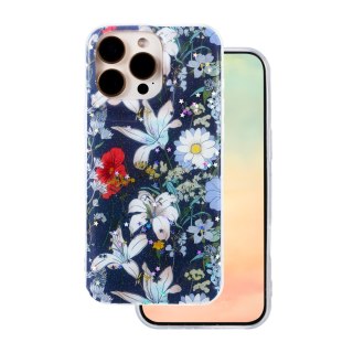 Nakładka Glow Glam do iPhone 16 Pro 6,3" niebieska