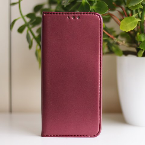 Etui Smart Magnetic do Oppo Reno 14 5G (Global) / 14FS 5G (Global) burgundowe